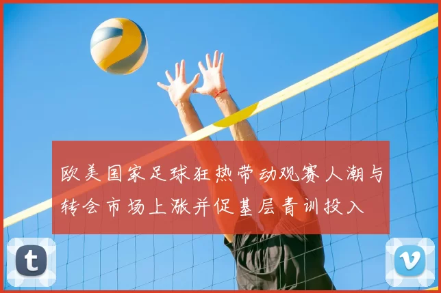 欧美国家足球狂热带动观赛人潮与转会市场上涨并促基层青训投入