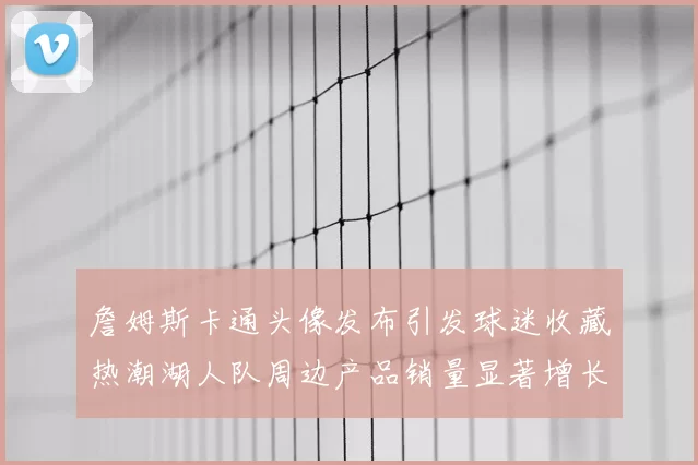 詹姆斯卡通头像发布引发球迷收藏热潮湖人队周边产品销量显著增长